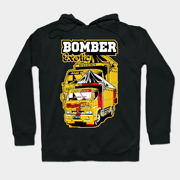 Bomber Exotic Hoodie by TruckOleng-Oleng